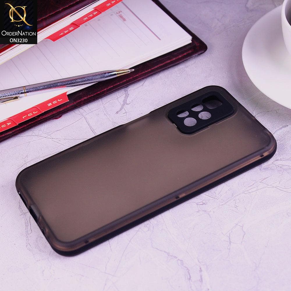 Xiaomi Redmi 10 Prime Cover - Black - 360 3 in 1 Soft and Hard Skid Proof Protective Case