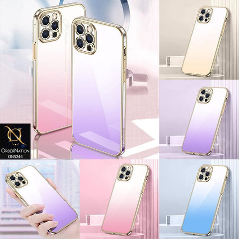 iPhone 13 Pro Max Cover - Golden - Sulada Risescence Series Color Gradient Soft Case