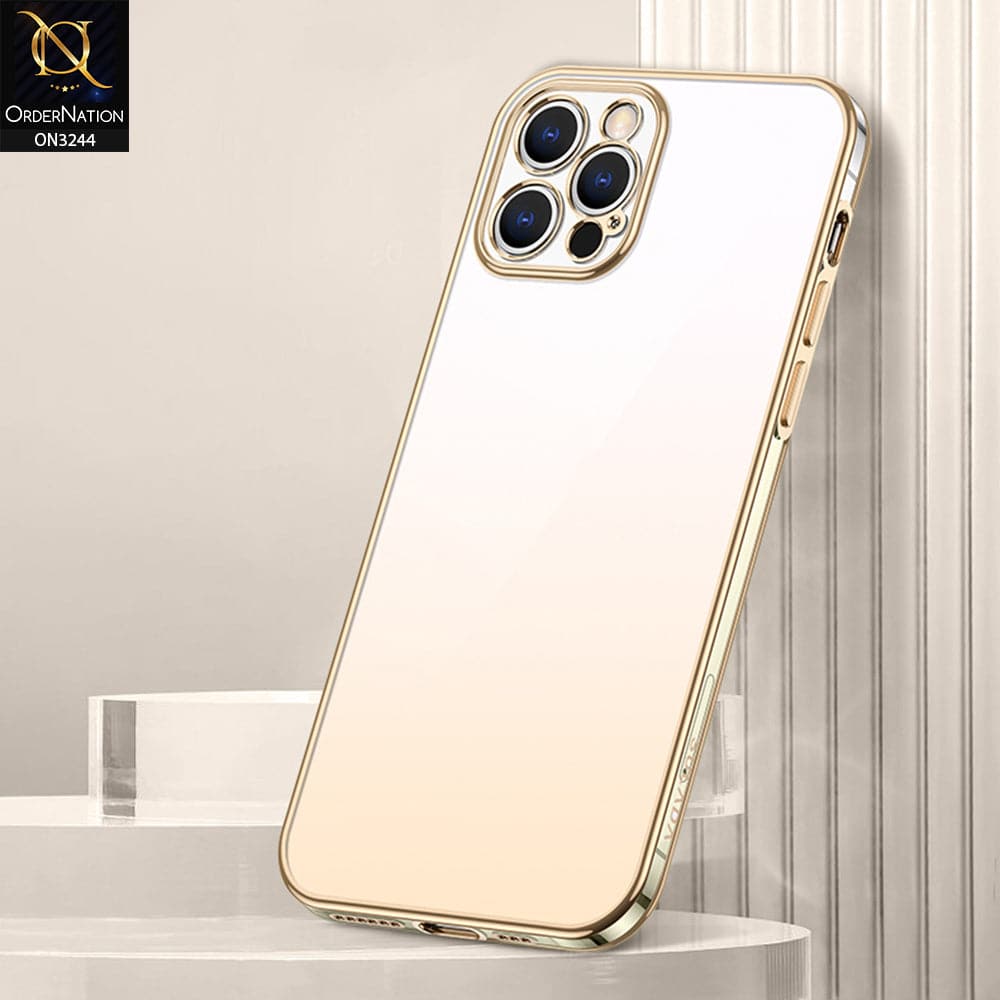 iPhone 13 Pro Max Cover - Golden - Sulada Risescence Series Color Gradient Soft Case