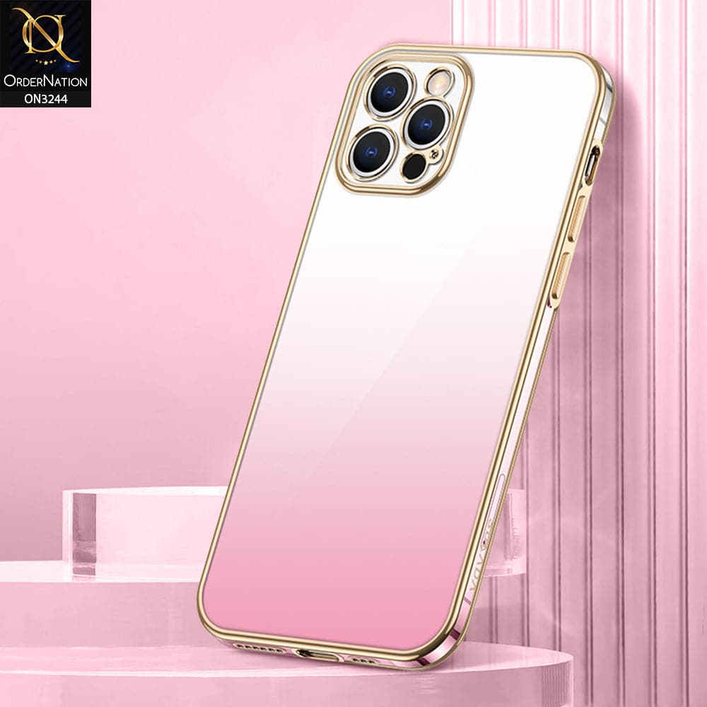 iPhone 13 Pro Max Cover - Pink - Sulada Risescence Series Color Gradient Soft Case