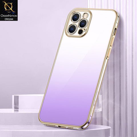 iPhone 13 Pro Max Cover - Purple - Sulada Risescence Series Color Gradient Soft Case