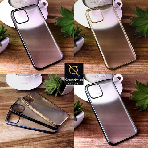 iPhone 12 Cover - Golden - Ultra Thin Semi Transparent Soft Case