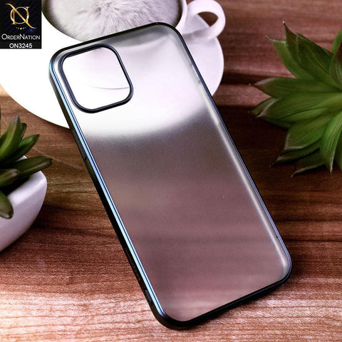 iPhone 12 Cover - Blue - Ultra Thin Semi Transparent Soft Case