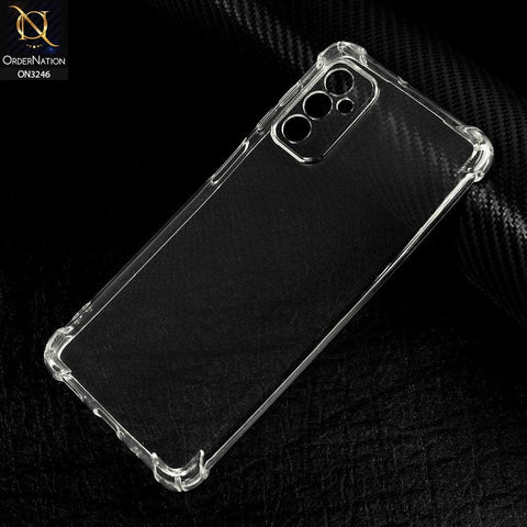Samsung Galaxy M52 5G Cover - Transparent - Soft 4D Design Shockproof Silicone Transparent Clear Camera Protection Case