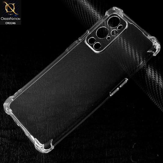 OnePlus 9 Pro Cover - Soft 4D Design Shockproof Silicone Transparent Clear Camera Protection Case