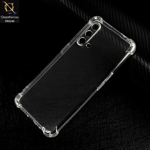 OnePlus Nord CE 5G Cover - Transparent - Soft 4D Design Shockproof Silicone Transparent Clear Camera Protection Case