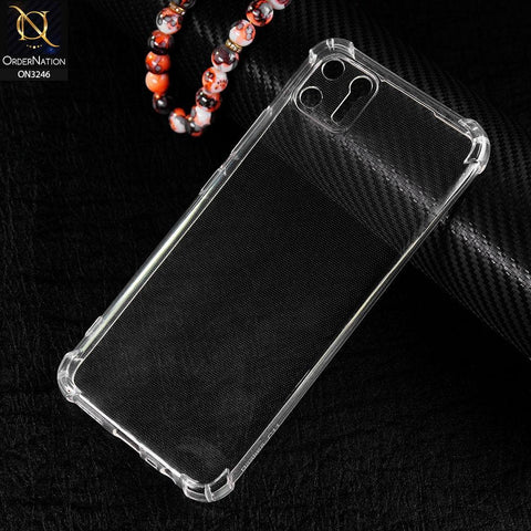 Realme C11 Cover - Transparent - Soft 4D Design Shockproof Silicone Transparent Clear Camera Protection Case