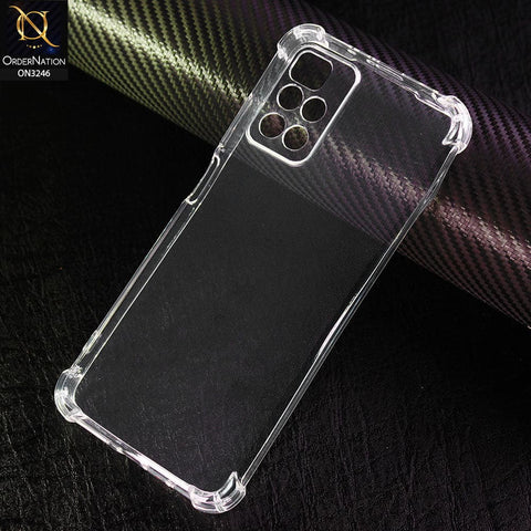 Xiaomi Redmi 10 Cover - Transparent - Soft 4D Design Shockproof Silicone Transparent Clear Case