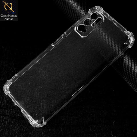 Xiaomi Redmi Note 10 5G Cover - Transparent - Soft 4D Design Shockproof Silicone Transparent Clear Camera Protection Case