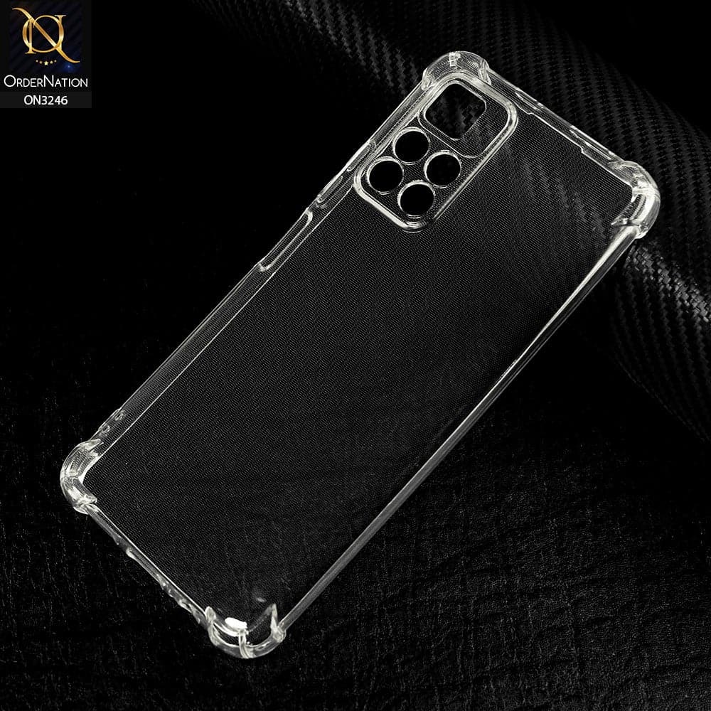 Xiaomi Redmi Note 11T 5G Cover - Soft 4D Design Shockproof Silicone Transparent Clear Camera Protection Case