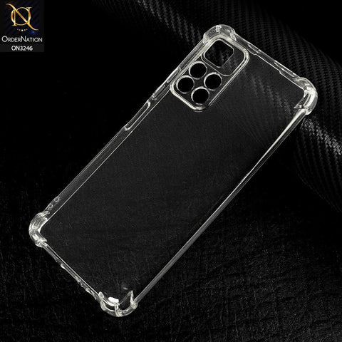 Xiaomi Redmi Note 11T 5G Cover - Soft 4D Design Shockproof Silicone Transparent Clear Camera Protection Case