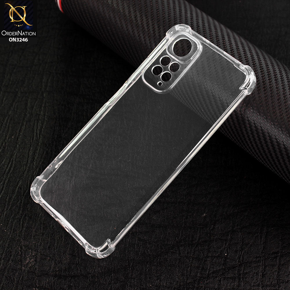 Xiaomi Redmi Note 11E Pro Cover - Transparent - Soft 4D Design Shockproof Silicone Transparent Clear Camera Protection Case