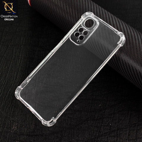 Xiaomi Redmi Note 11E Pro Cover - Transparent - Soft 4D Design Shockproof Silicone Transparent Clear Camera Protection Case