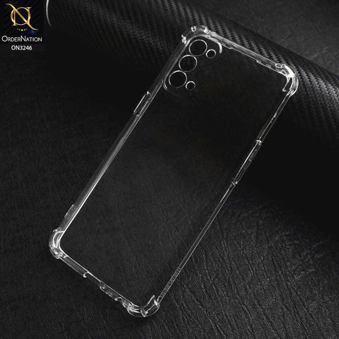 Oppo Reno 4 Cover - Transparent - Soft 4D Design Shockproof Silicone Transparent Clear Case