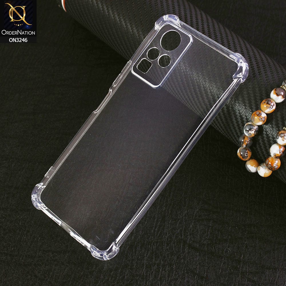 Infinix Zero X Neo Cover - Soft 4D Design Shockproof Silicone Transparent Clear Camera Protection Case