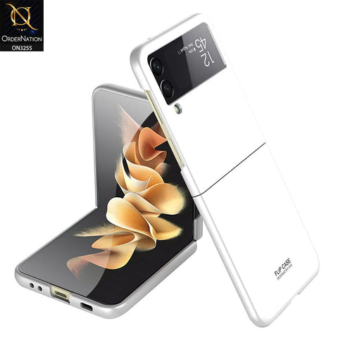 Samsung Galaxy Z Flip 3 5G Cover - White - GKK Ultra Slim PC Hard Shell Case