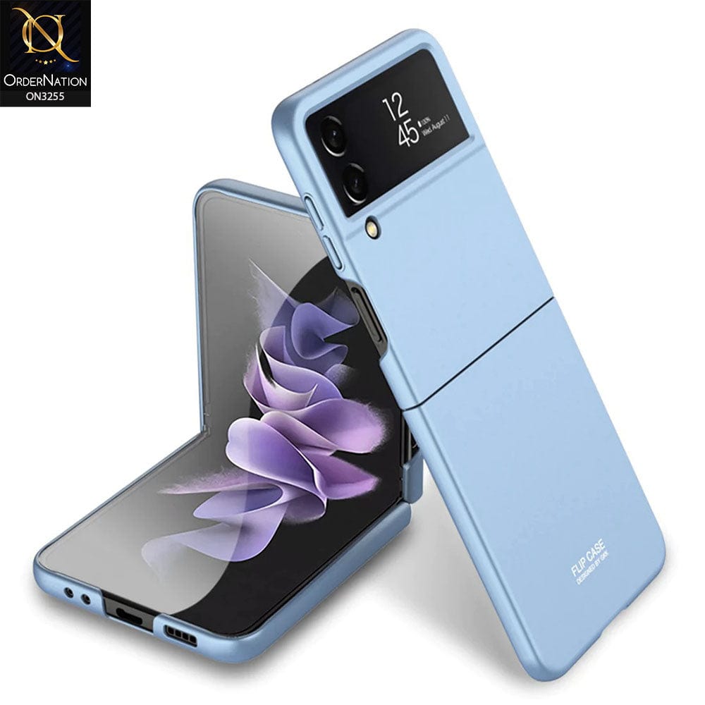 Samsung Galaxy Z Flip 4 5G Cover - Sky Blue - GKK Ultra Slim PC Hard Shell Case