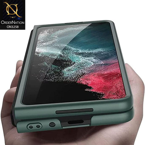 Samsung Galaxy Z Fold 4 5G Cover - Golden - GKK Ultra Thin Anti-Fall Protection Hard Shell Case