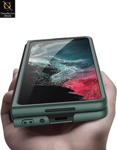 Samsung Galaxy Z Fold 4 5G Cover - Green - GKK Ultra Thin Anti-Fall Protection Hard Shell Case