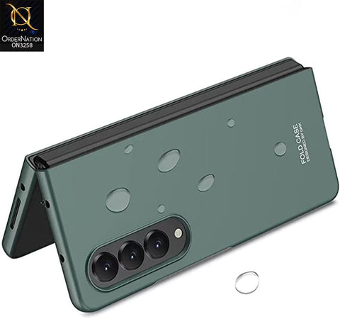Samsung Galaxy Z Fold 4 5G Cover - Green - GKK Ultra Thin Anti-Fall Protection Hard Shell Case