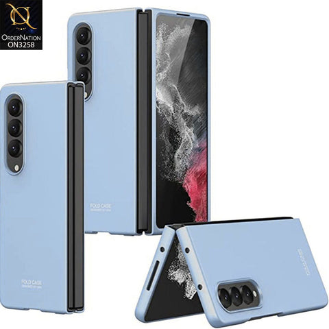 Samsung Galaxy Z Fold 4 5G Cover - Sky Blue - GKK Ultra Thin Anti-Fall Protection Hard Shell Case