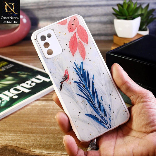 Vivo V20 Cover - Design 2 - Spring Series Foil Glitter Camera Protection Soft Case