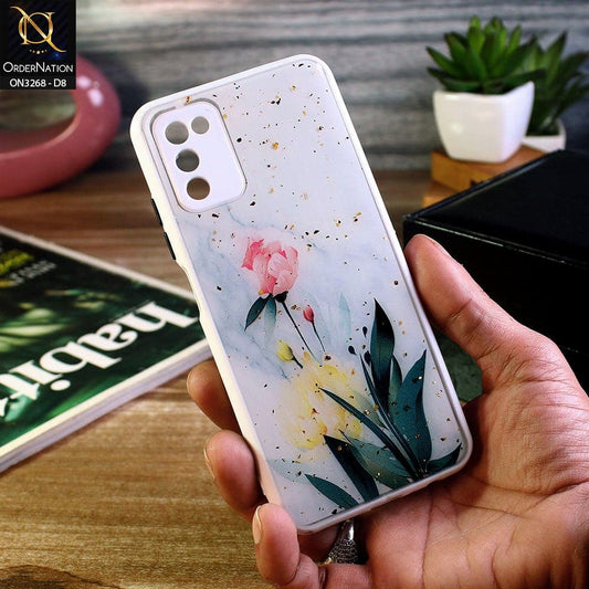 Vivo V20 Cover - Design 8 - Spring Series Foil Glitter Camera Protection Soft Case