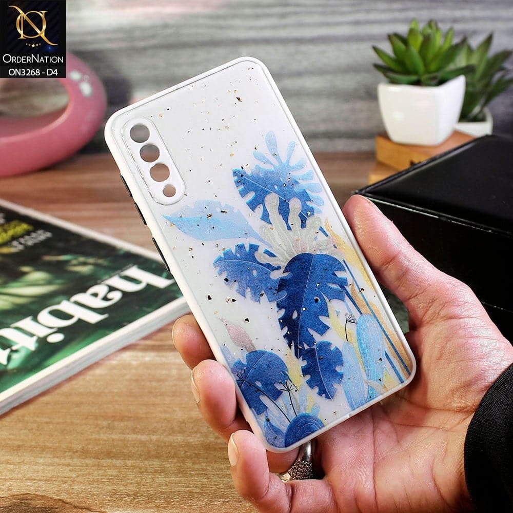 Samsung Galaxy A50s Cover - Design 4 - Spring Series Foil Glitter Camera Protection Soft Case
