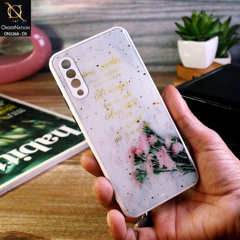 Samsung Galaxy A50 Cover - Design 5 - Spring Series Foil Glitter Camera Protection Soft Case