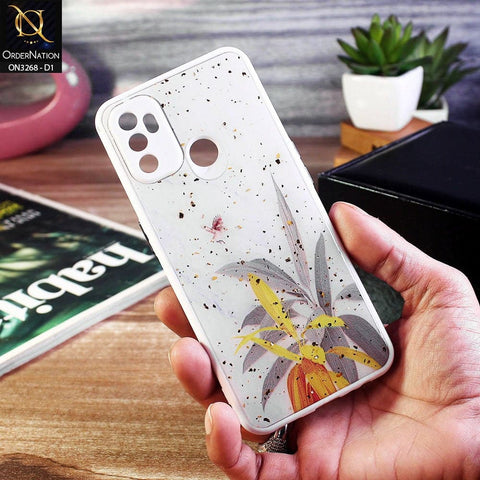 Oppo A53 Cover - Design 1 - Spring Series Foil Glitter Camera Protection Soft Case