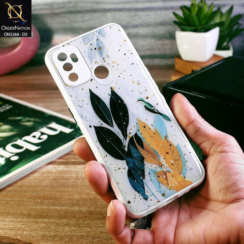 Oppo A53s Cover - Design 3 - Spring Series Foil Glitter Camera Protection Soft Case