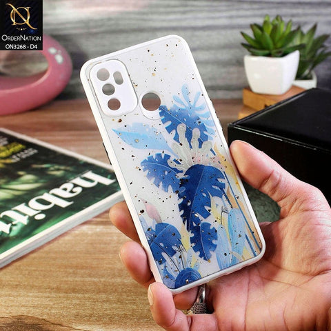 Oppo A53s Cover - Design 4 - Spring Series Foil Glitter Camera Protection Soft Case