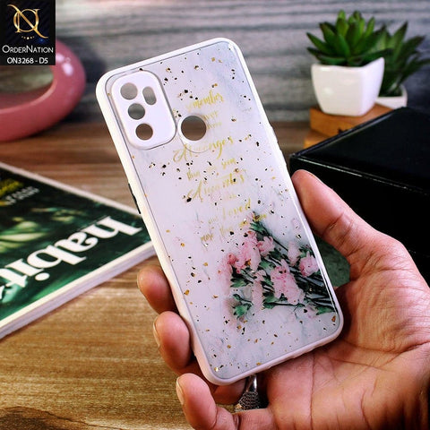 Oppo A53s Cover - Design 5 - Spring Series Foil Glitter Camera Protection Soft Case