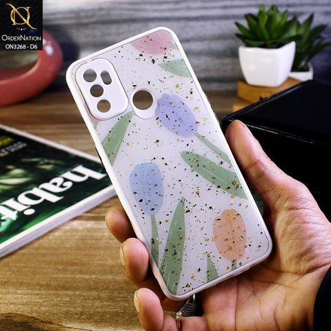 Oppo A53 Cover - Design 6 - Spring Series Foil Glitter Camera Protection Soft Case