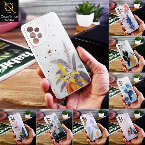 Oppo A15 Cover - Design 6 - Spring Series Foil Glitter Camera Protection Soft Case