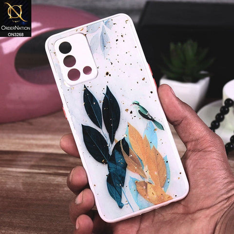 Oppo A74 Cover - Design 3 - Spring Series Foil Glitter Camera Protection Soft Case