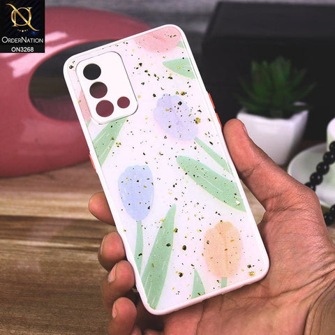 Oppo F19s Cover - Design 6 - Spring Series Foil Glitter Camera Protection Soft Case