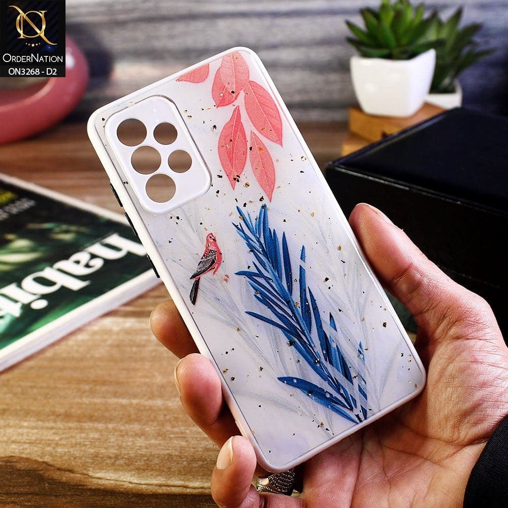 Samsung Galaxy A52s 5G Cover - Design 2 - Spring Series Foil Glitter Camera Protection Soft Case