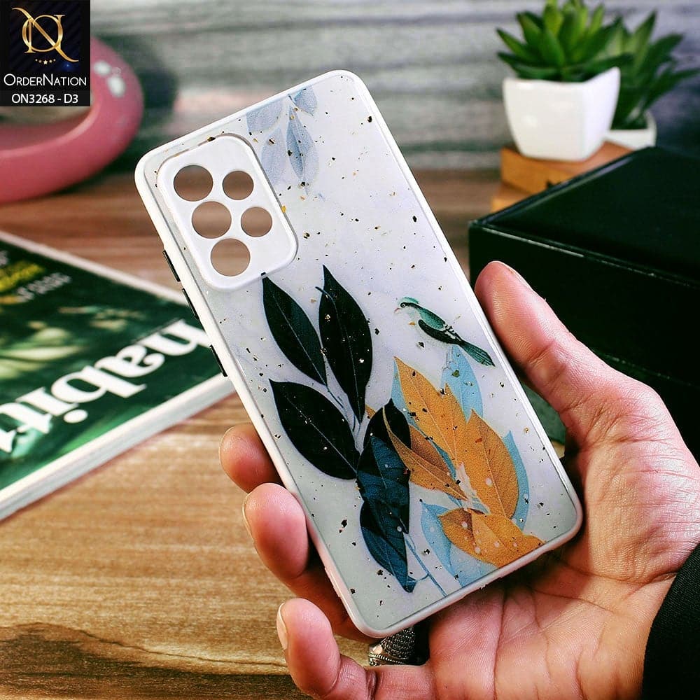 Samsung Galaxy A52s 5G Cover - Design 3 - Spring Series Foil Glitter Camera Protection Soft Case