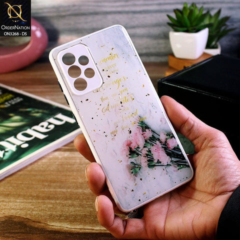 Samsung Galaxy A52s 5G Cover - Design 5 - Spring Series Foil Glitter Camera Protection Soft Case