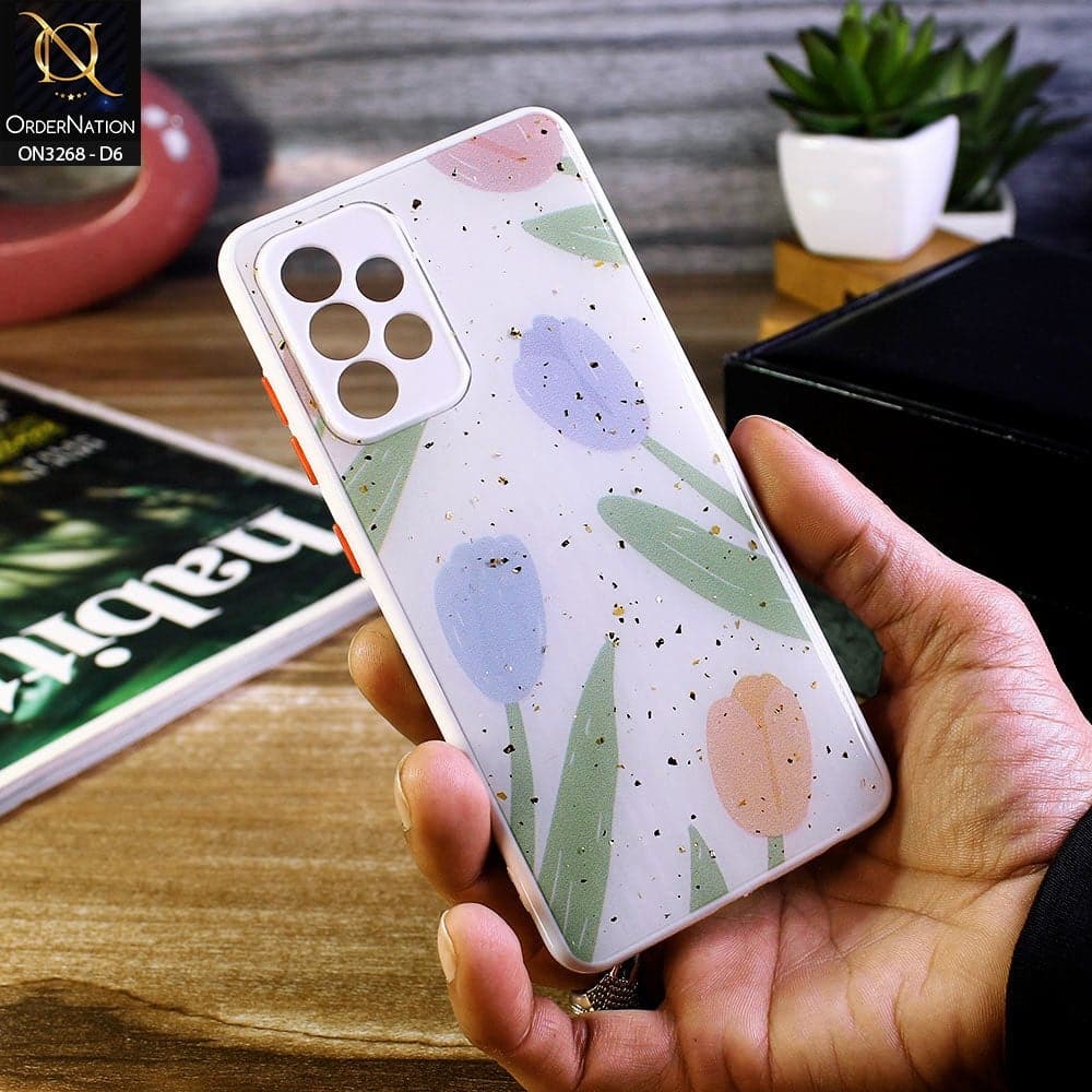 Samsung Galaxy A52s 5G Cover - Design 6 - Spring Series Foil Glitter Camera Protection Soft Case