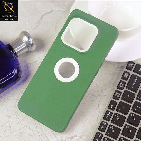 OnePlus 10 Pro Cover - Green Design1 -New Soft Protective Silicone Case with Logo Hole