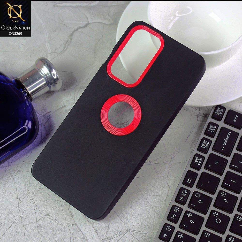 OnePlus 9 Cover - Black Design1 -New Soft Protective Silicone Case with Logo Hole