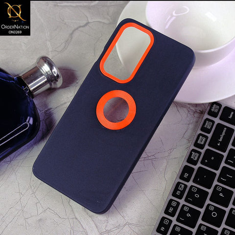 OnePlus 9 Cover - Blue -New Soft Protective Silicone Case with Logo Hole