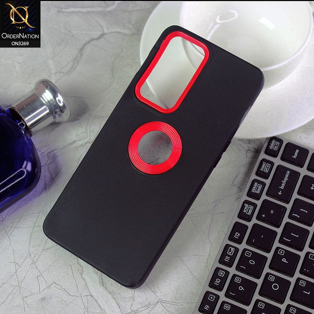 OnePlus 9RT 5G Cover - Blackdesign1 -New Soft Protective Silicone Case with Logo Hole