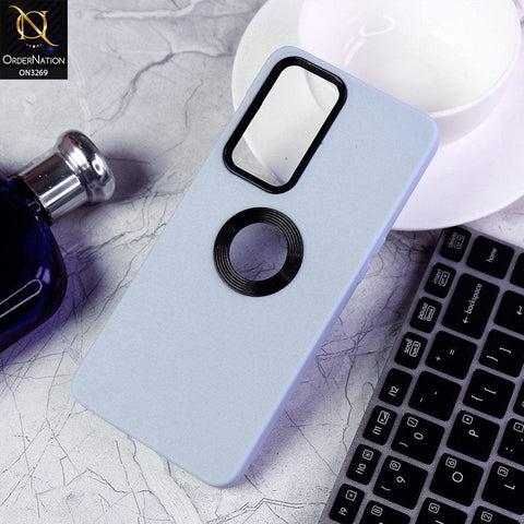 OnePlus 9RT 5G Cover - Sky Blue Design 3 -New Soft Protective Silicone Case with Logo Hole