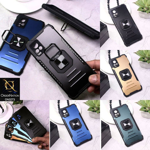 Samsung Galaxy A52s 5G Cover - Black - New Stylish Hybrid Finger Holder Camera Protection Soft Case