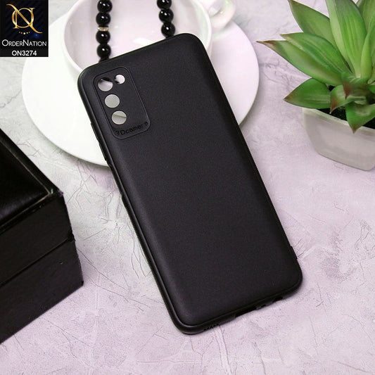 Samsung Galaxy A02s Cover - Black - New Style Soft Silicone Case