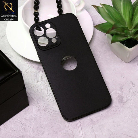 iPhone 13 Pro Cover - Black - New Style Soft Silicone Case