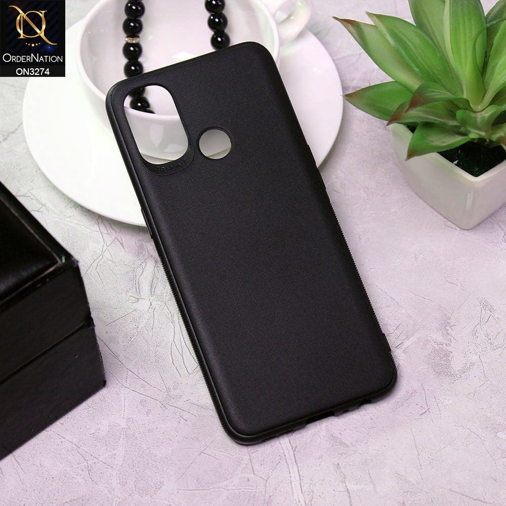 OnePlus Nord N100 Cover - Black - New Style Soft Silicone Case